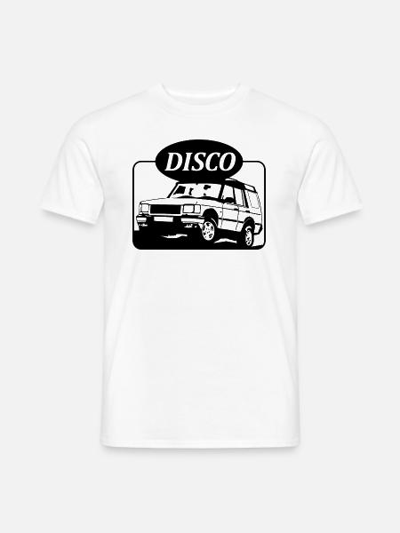 Landie Disco - Autonaut.com - Men's T-Shirt - white