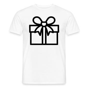 Kleine Geschenkbox - Männer T-Shirt - Weiß - Vorne - AI Model Male 178 dark (178cm)