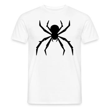 Spinne - Männer T-Shirt - Weiß - Vorne - AI Model Male 178 dark (178cm)