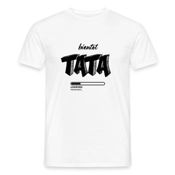 Future tata - T-shirt homme - blanc - Devant - AI Model Male 178 dark (178cm)