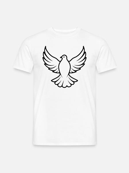 Dove - Men's T-Shirt - white
