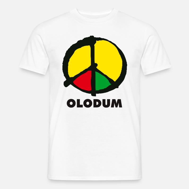 Olodum Hemd - Männer T-Shirt - Weiß