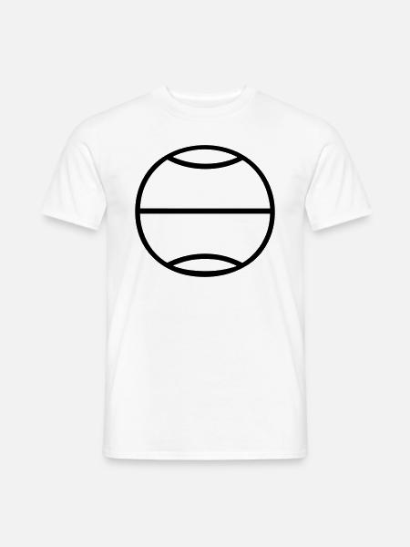 Tennis ball - Men's T-Shirt - white