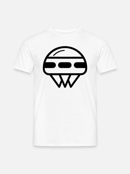 flying saucer - Men's T-Shirt - white