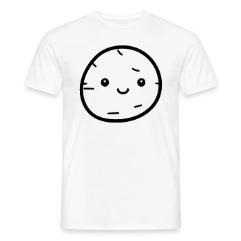 potato - Men's T-Shirt - white - Front - AI Model Male 178 dark (178cm)