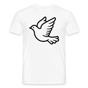 Dove - Men's T-Shirt - white - Front - AI Model Male 178 dark (178cm)