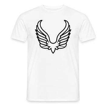 Angel Wings - Men's T-Shirt - white - Front - AI Model Male 178 dark (178cm)