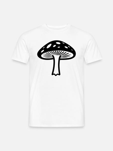 mushroom - Men's T-Shirt - white