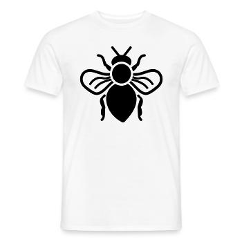 Biene - Männer T-Shirt - Weiß - Vorne - AI Model Male 178 dark (178cm)