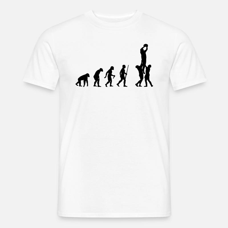 Evolution Rugby - Männer T-Shirt - Weiß