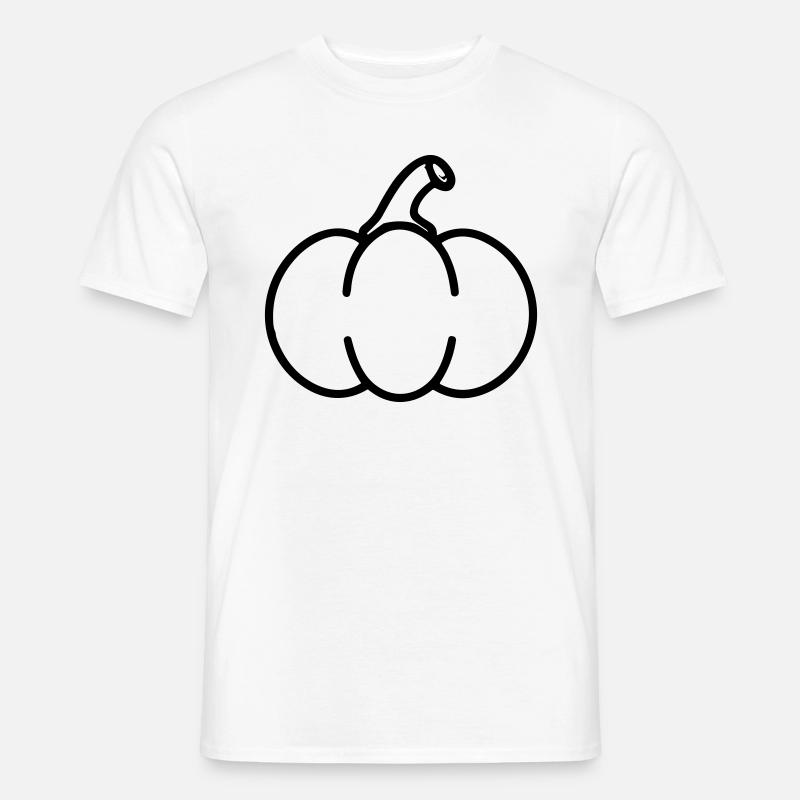 pumpkin - Men’s T-shirt - white