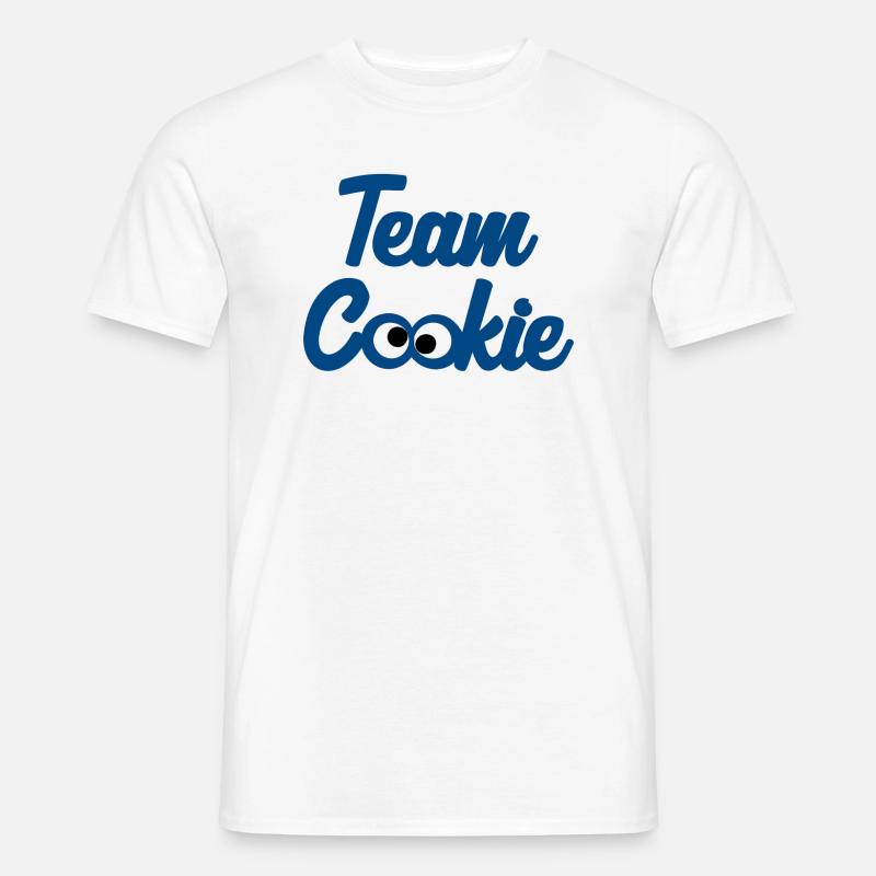Team Cookie Kekse Plätzchen - Männer T-Shirt - Weiß