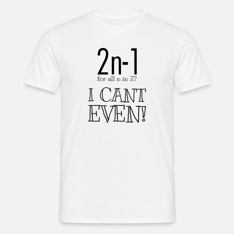 Math student math saying gift - Men's T-Shirt - white