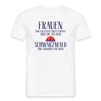 Frauen Schwarzwald Schwarzwaldmädel Geschenk - Männer T-Shirt - Weiß - Vorne - AI Model Male 178 dark (178cm)