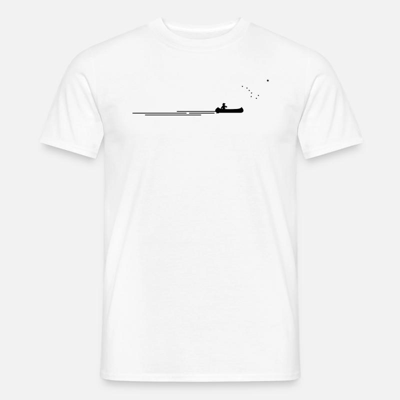 Kanu Alaska - Männer T-Shirt - Weiß