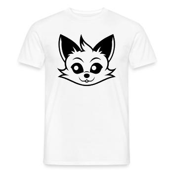 Fuchs - Männer T-Shirt - Weiß - Vorne - AI Model Male 178 dark (178cm)