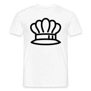 Küchenchef - Männer T-Shirt - Weiß - Vorne - AI Model Male 178 dark (178cm)