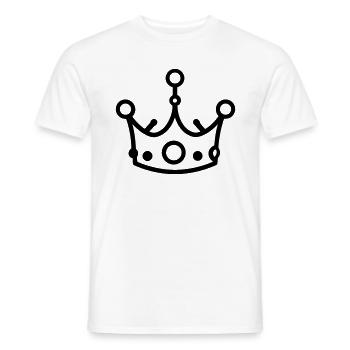 diadem - Men's T-Shirt - white - Front - AI Model Male 178 dark (178cm)
