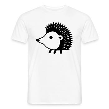 Igel - Männer T-Shirt - Weiß - Vorne - AI Model Male 178 dark (178cm)