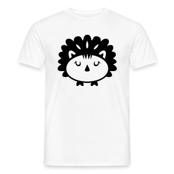 Igel - Männer T-Shirt - Weiß - Vorne - AI Model Male 178 dark (178cm)