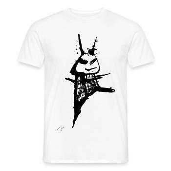 Mon vibe - T-shirt homme - blanc - Devant - AI Model Male 178 dark (178cm)