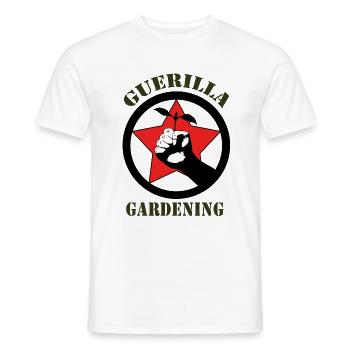 Guerilla gardening - Männer T-Shirt - Weiß - Vorne - AI Model Male 178 dark (178cm)