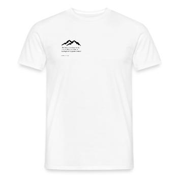 Motivations-Zitat - Männer T-Shirt - Weiß - Vorne - AI Model Male 178 dark (178cm)
