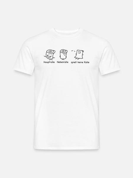Rollenspiel und chillen - Männer T-Shirt - Weiß