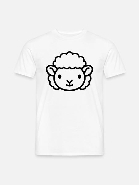 mouton - T-shirt homme - blanc