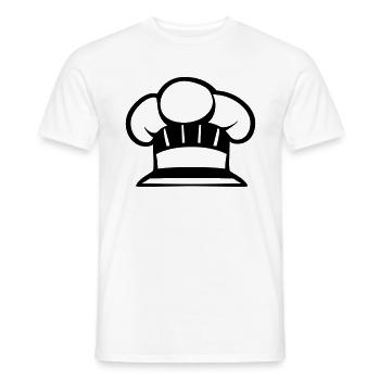 Küchenchef - Männer T-Shirt - Weiß - Vorne - AI Model Male 178 dark (178cm)
