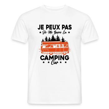 Wohnmobil Ich komme mit dem Wohnmobil nicht aus dem Weg - Männer T-Shirt - Weiß - Vorne - AI Model Male 178 dark (178cm)
