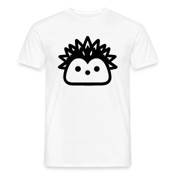Igel - Männer T-Shirt - Weiß - Vorne - AI Model Male 178 dark (178cm)