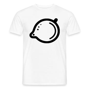 Lemon - Men's T-Shirt - white - Front - AI Model Male 178 dark (178cm)
