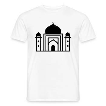 Moschee - Männer T-Shirt - Weiß - Vorne - AI Model Male 178 dark (178cm)