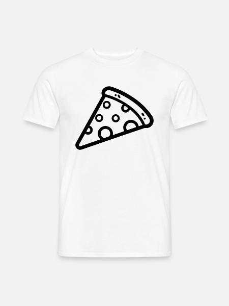 Pizza slice - Men's T-Shirt - white
