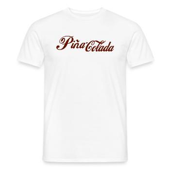 ananas Graphic Pina Colada - T-shirt homme - blanc - Devant - AI Model Male 178 dark (178cm)