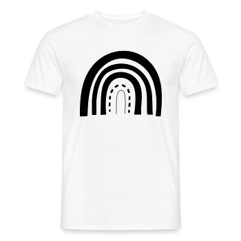 Arc en ciel - T-shirt homme - blanc - Devant - AI Model Male 178 dark (178cm)