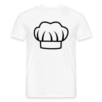 Küchenchef - Männer T-Shirt - Weiß - Vorne - AI Model Male 178 dark (178cm)