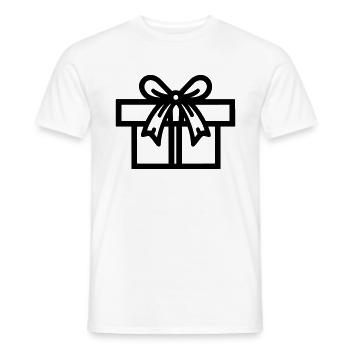 Kleine Geschenkbox - Männer T-Shirt - Weiß - Vorne - AI Model Male 178 dark (178cm)