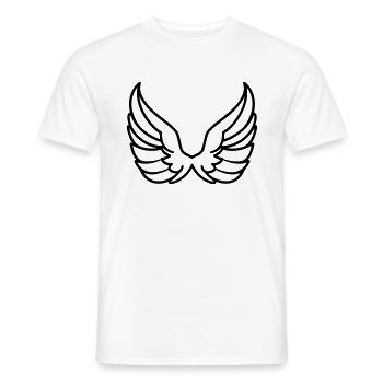 Angel Wings - Men's T-Shirt - white - Front - AI Model Male 178 dark (178cm)