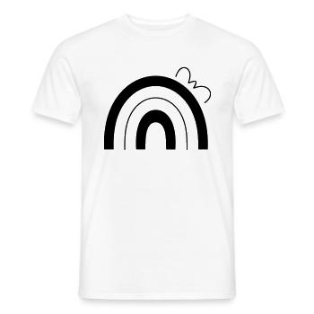 Arc en ciel - T-shirt homme - blanc - Devant - AI Model Male 178 dark (178cm)