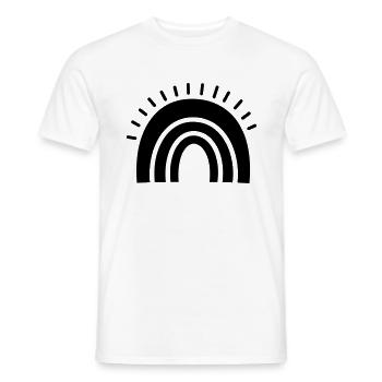 Arc en ciel - T-shirt homme - blanc - Devant - AI Model Male 178 dark (178cm)