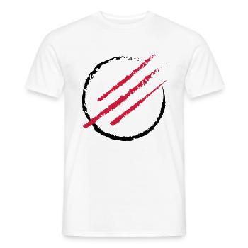 Scratch the Circle - Männer T-Shirt - Weiß - Vorne - AI Model Male 178 dark (178cm)