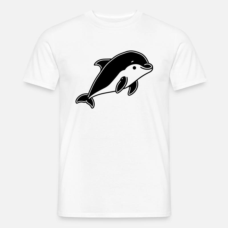 dolphin - Men’s T-shirt - white