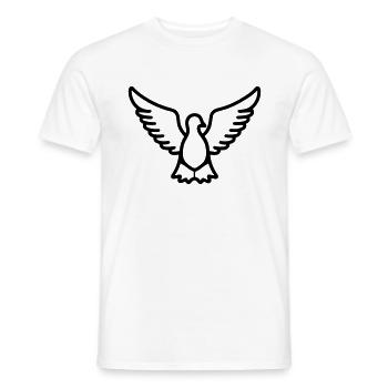 Dove - Men's T-Shirt - white - Front - AI Model Male 178 dark (178cm)
