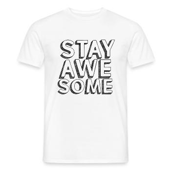 Super endroit pour vivre - T-shirt homme - blanc - Devant - AI Model Male 178 dark (178cm)