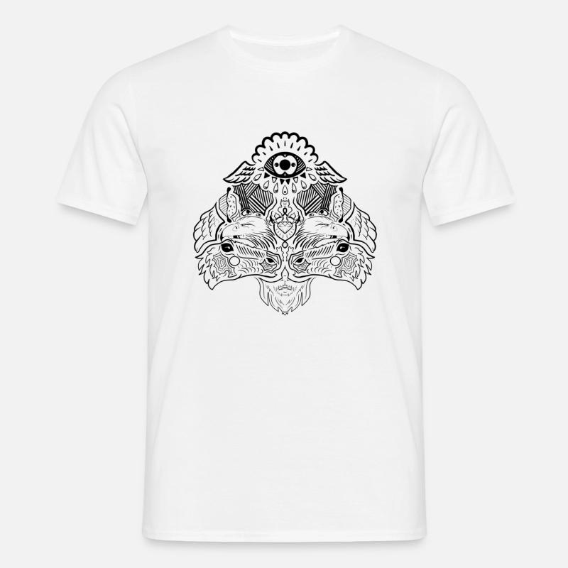 Parallel Human Thought - Men's T-Shirt - white