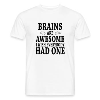 sarcasme - T-shirt homme - blanc - Devant - AI Model Male 178 dark (178cm)
