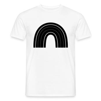 Arc en ciel - T-shirt homme - blanc - Devant - AI Model Male 178 dark (178cm)