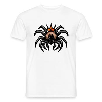 Tarentule Cartoon Couronne - T-shirt homme - blanc - Devant - AI Model Male 178 dark (178cm)